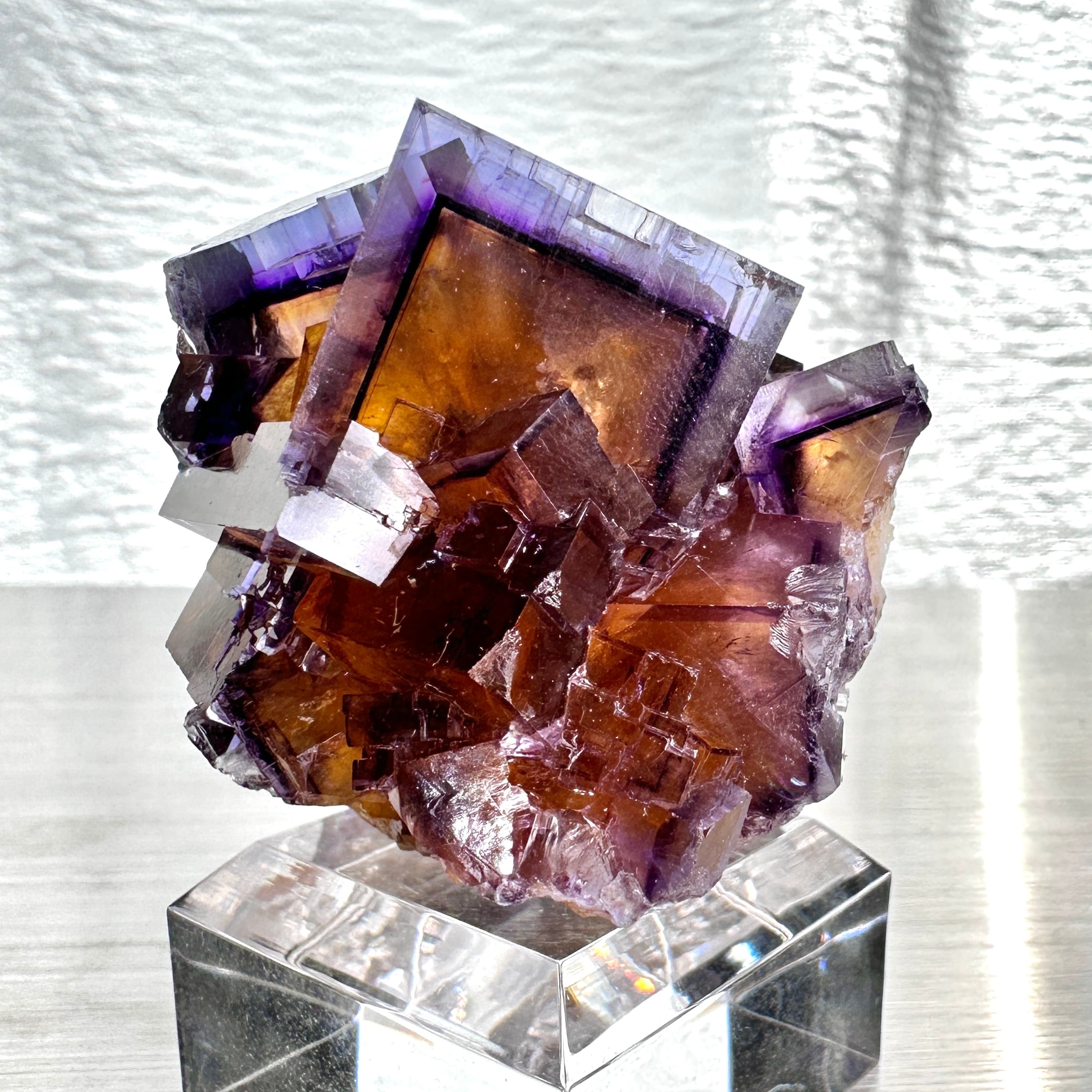 フローライト / キャルコパイライト【Fluorite with