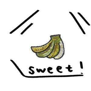 バナナ／banana  ブローチ