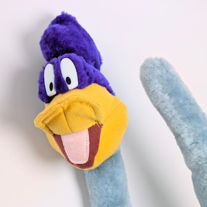 ☆VINTAGE 1997☆【 Looney Tunes ( ルーニーテューンズ )】ロードランナー / BIGベンダブルぬいぐるみ / プラッシュ 〚アメリカン雑貨 アメトイ〛