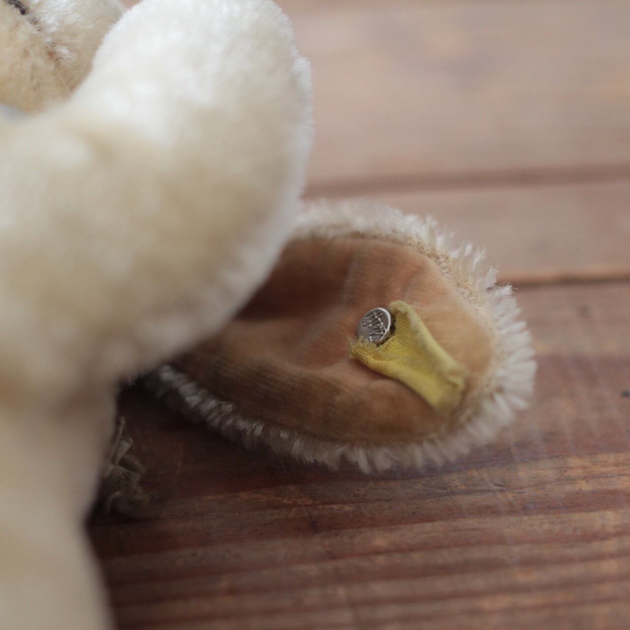 n21]アンティークシュタイフ 眠りうさぎ Floppy Hansi