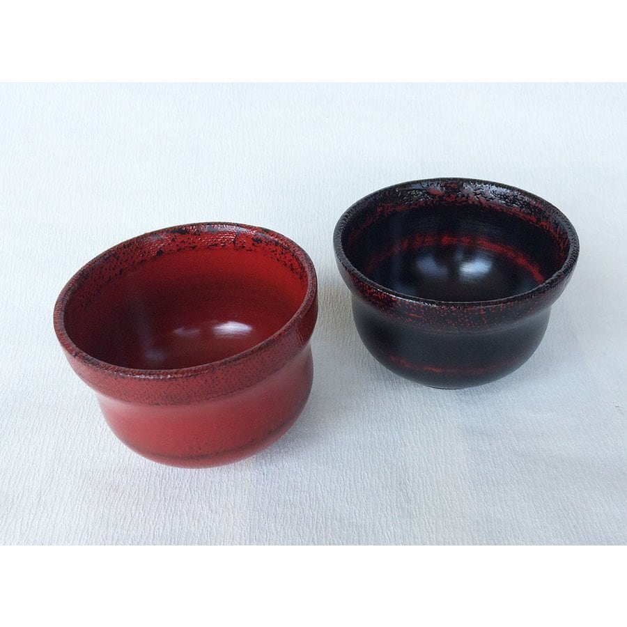 布張り漆塗り瓢型ペアー小鉢 根来/曙 漆器 | tokuraya うつわのみせ戸倉屋