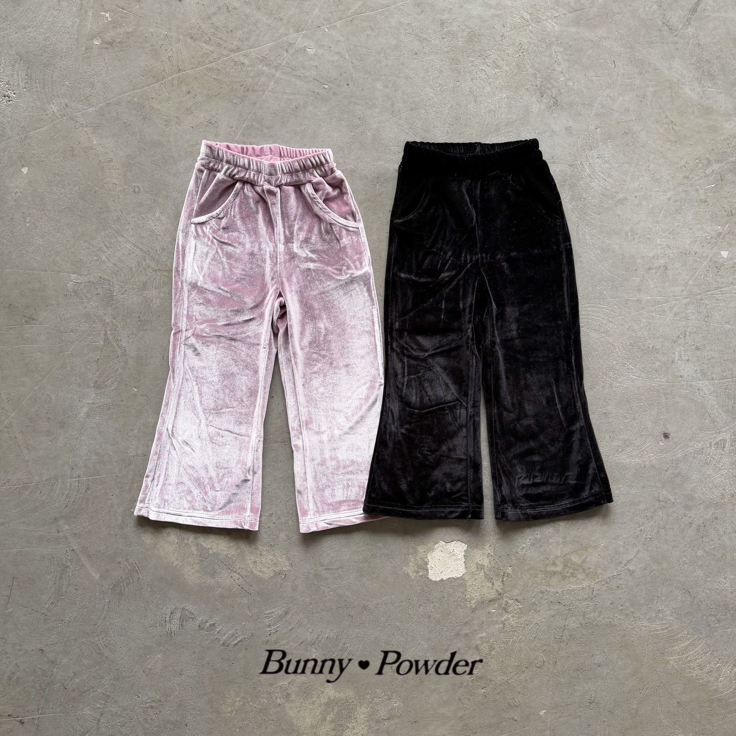 junior|velour flare pants