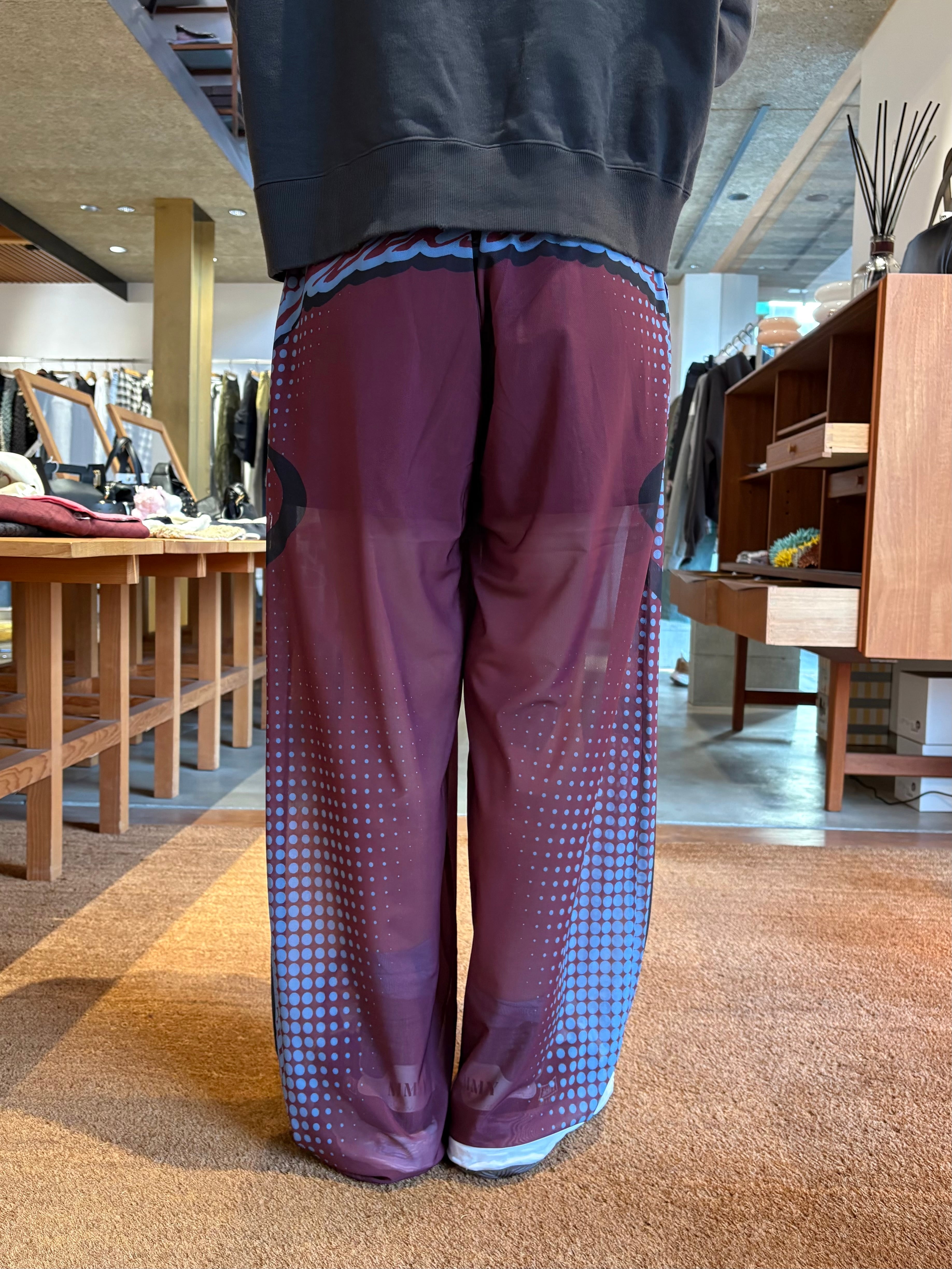 26SS】P.A.M Perks And Mini パークスアンドミニ / STIPPLE MESH PANTS