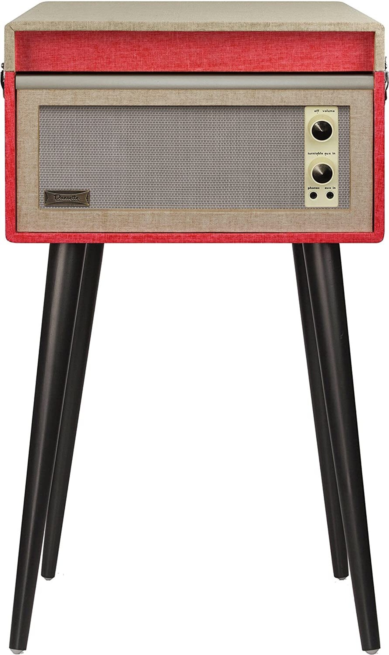 Crosley DANSETTE BERMUDAレコードプレイヤー (Red)