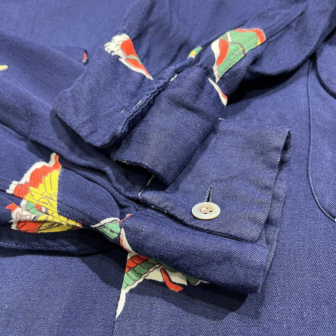 50s Wings Rayon Gabardine Shirt 