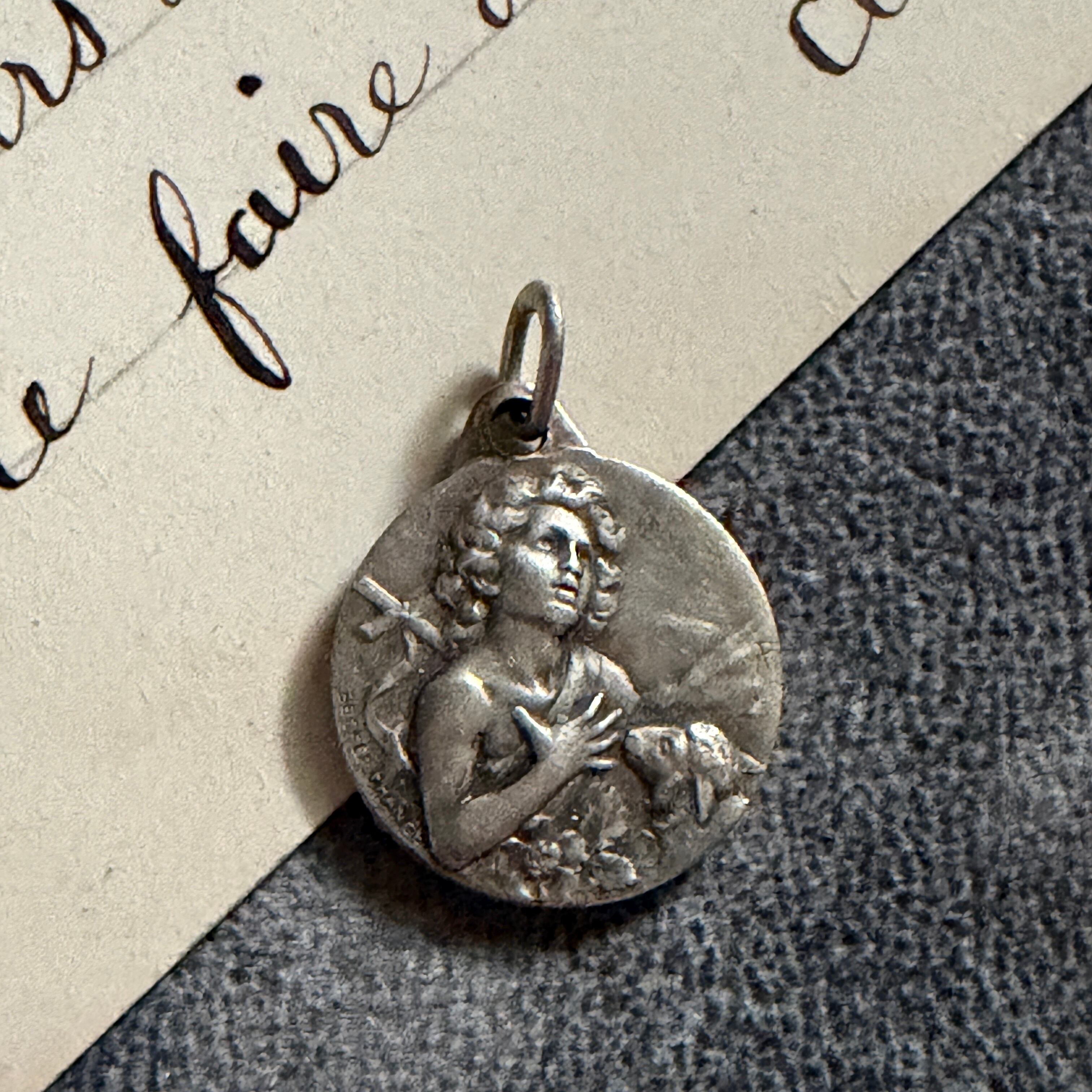 シルバー系 | Antique medaille Mary