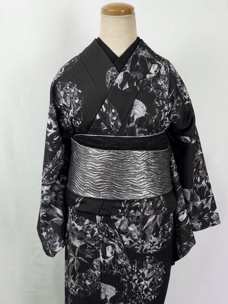 受注商品】Rumi Rockきもの「ダイヤモンド」セピア [A736] | Rumi Rock