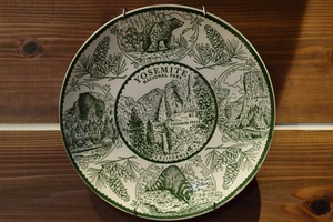 USED Fine American Ironstone "Yosemite National Park" Plate 0877