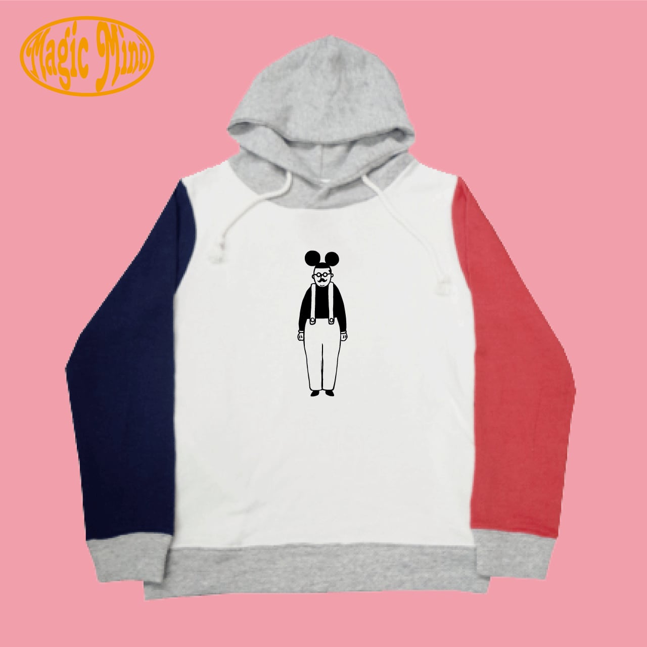 【休日おじさん】オリジナル裏毛長袖パーカー ワンサイズのみ レディース