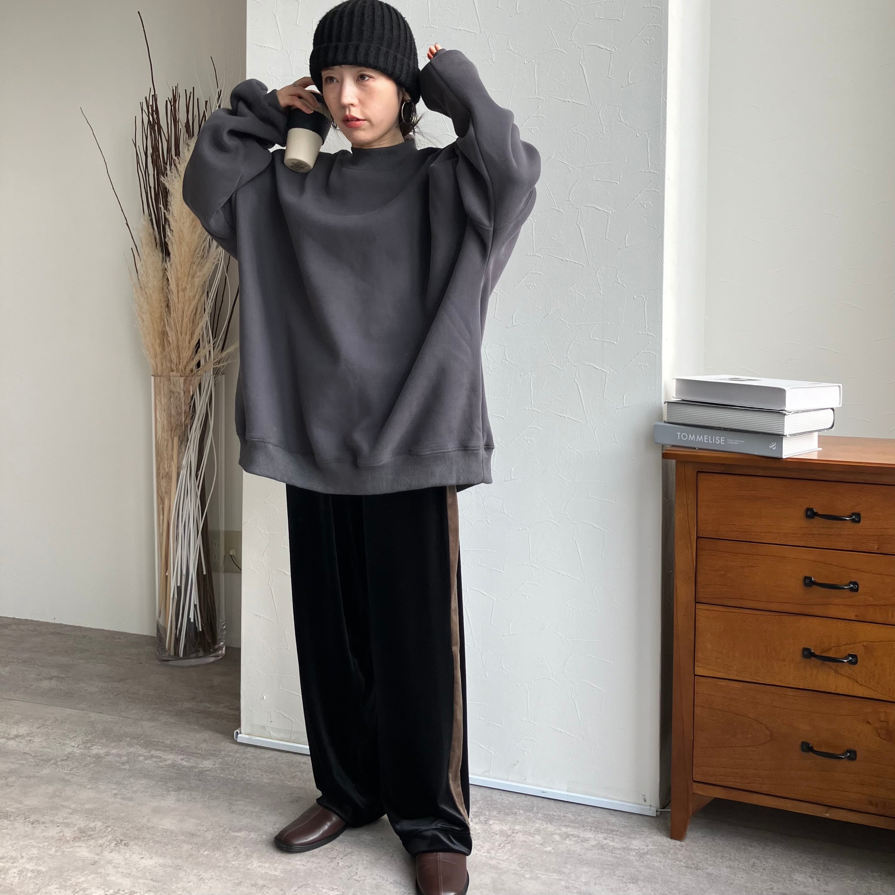 オーバーサイズ裏起毛スウェット【R24202-s】宅配便送料無料/宅配便