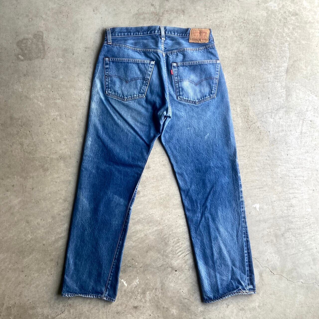 80年代 ビンテージ Levi's リーバイス 501 赤耳 黒カンヌキ ストレート