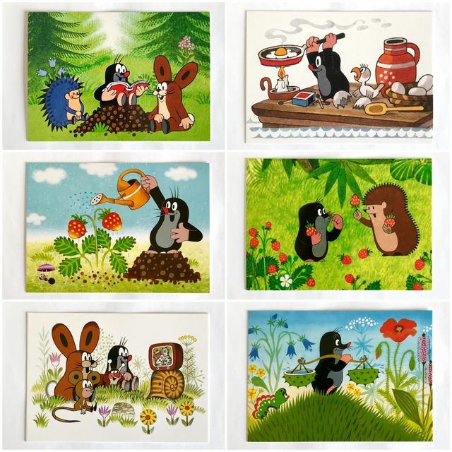 もぐらのクルテク ポストカード 全16種類セット チェコアニメ Cedokzakkastore Papirnictvi