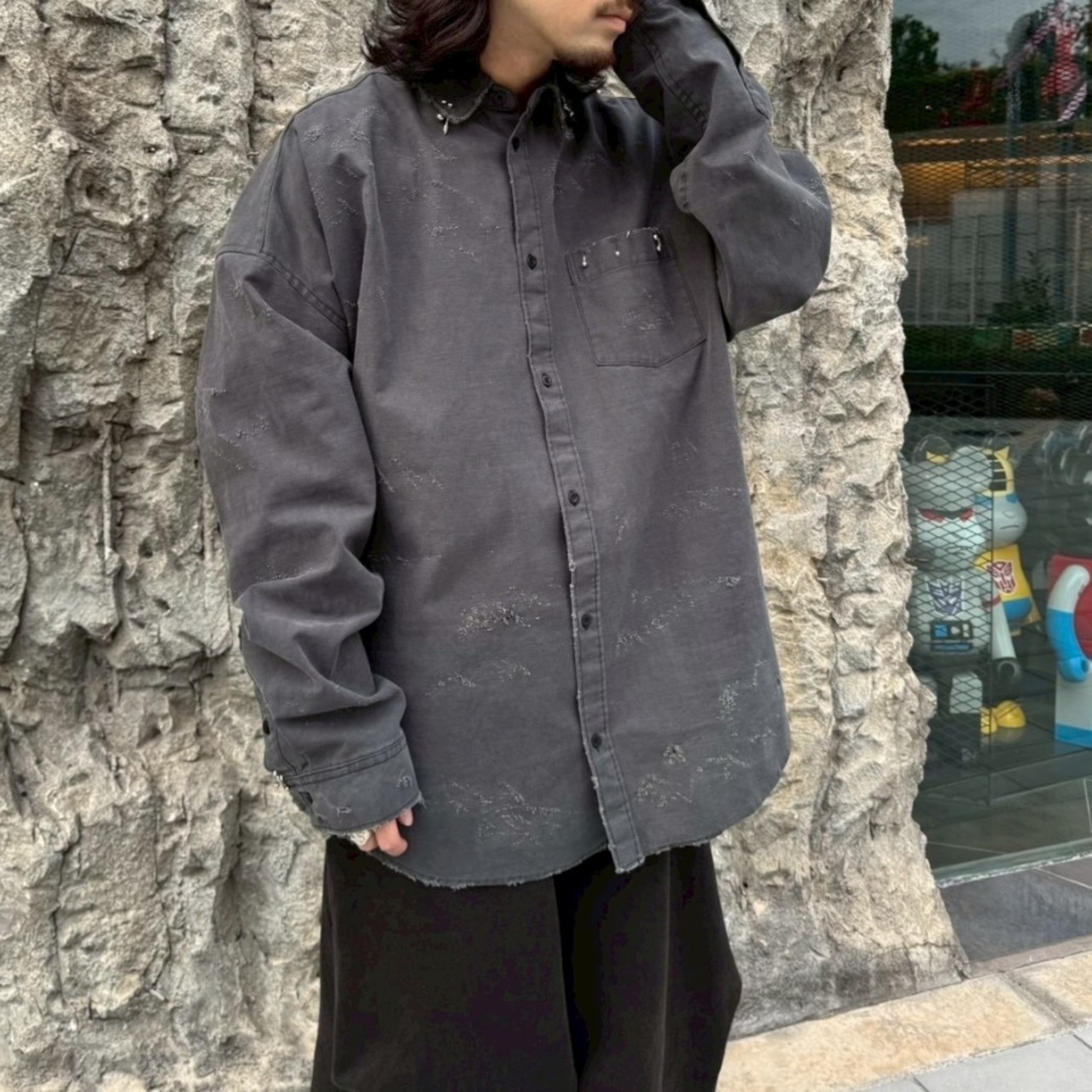 【ZAC∴VARGAS】one-of-a-kind item shirt - 17