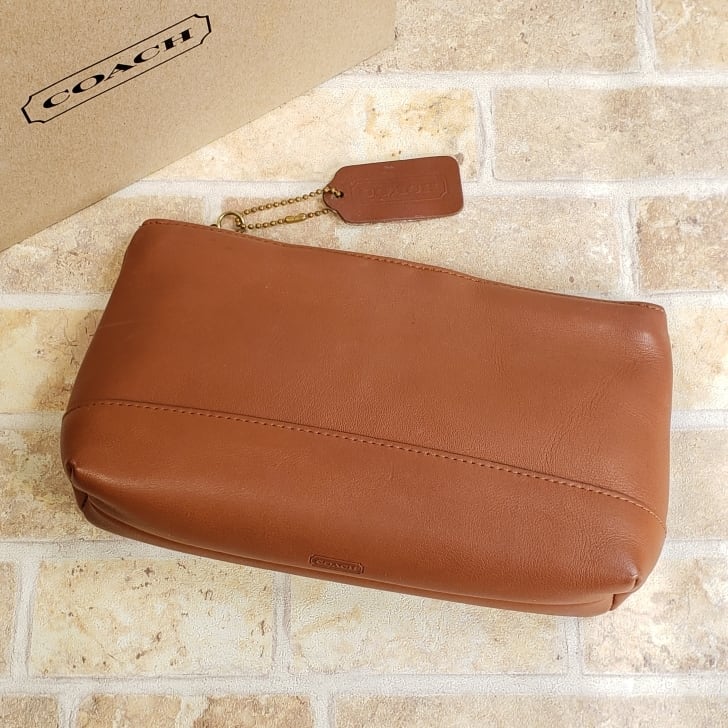 オールドコーチ ☆ レザー ポーチ コスメポーチ マルチポーチ クラッチ