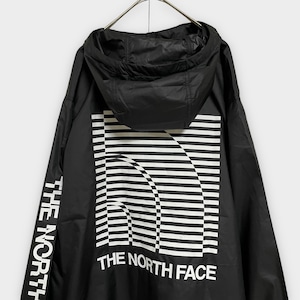 【THE NORTH FACE】新品 未使用 タグ付き オプティカル サイクロン ジャケット US限定 ワンポイント バックプリント グラフィックロゴ  ビッグロゴ 袖プリント L アウトドア ノースフェイス WINDWALL  撥水 防風