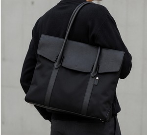 Sac caba a rabat forme(FLAP TOTE BAG) /【BLACK】