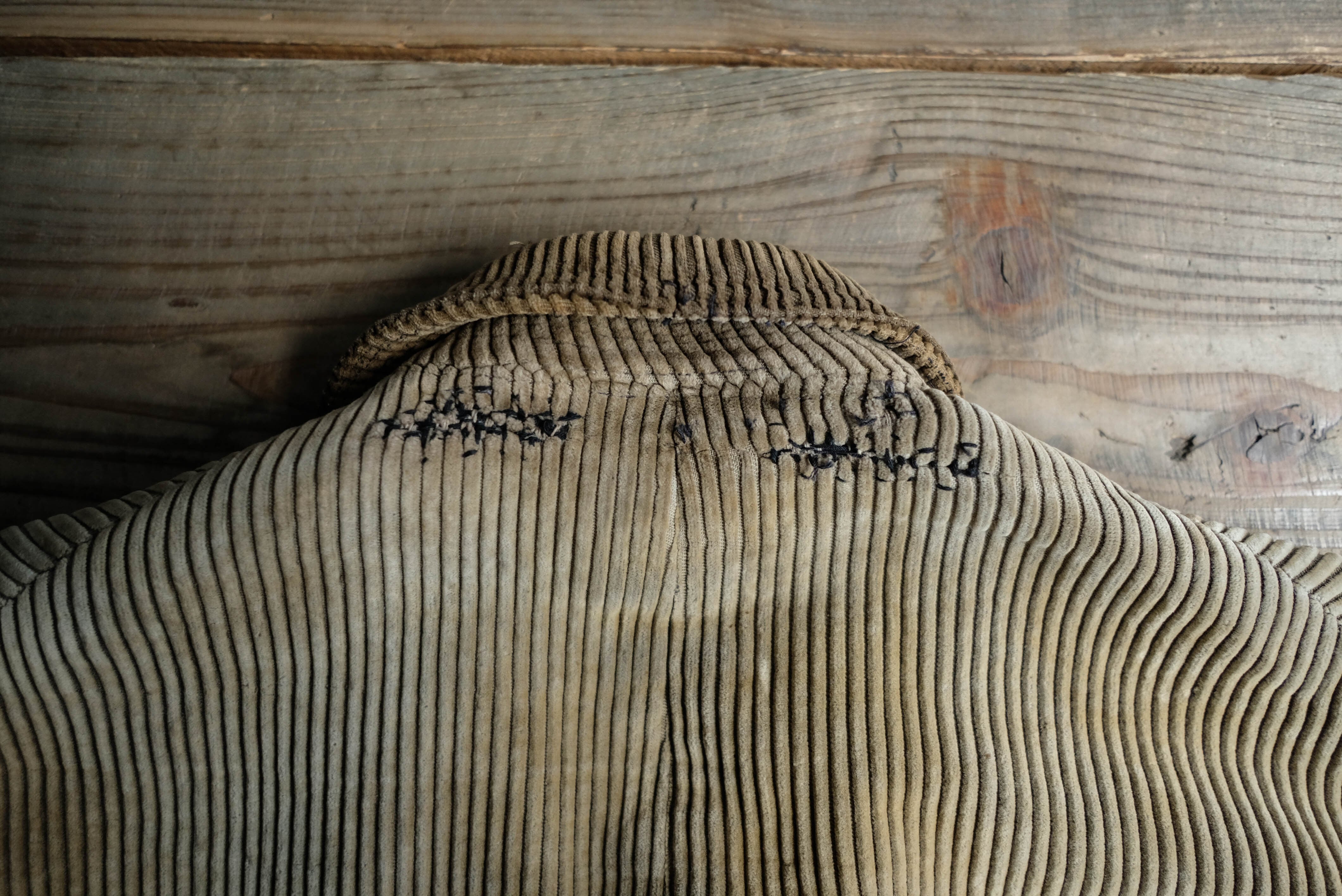 1930-40s フランス コーデュロイのファーマーズサックコート