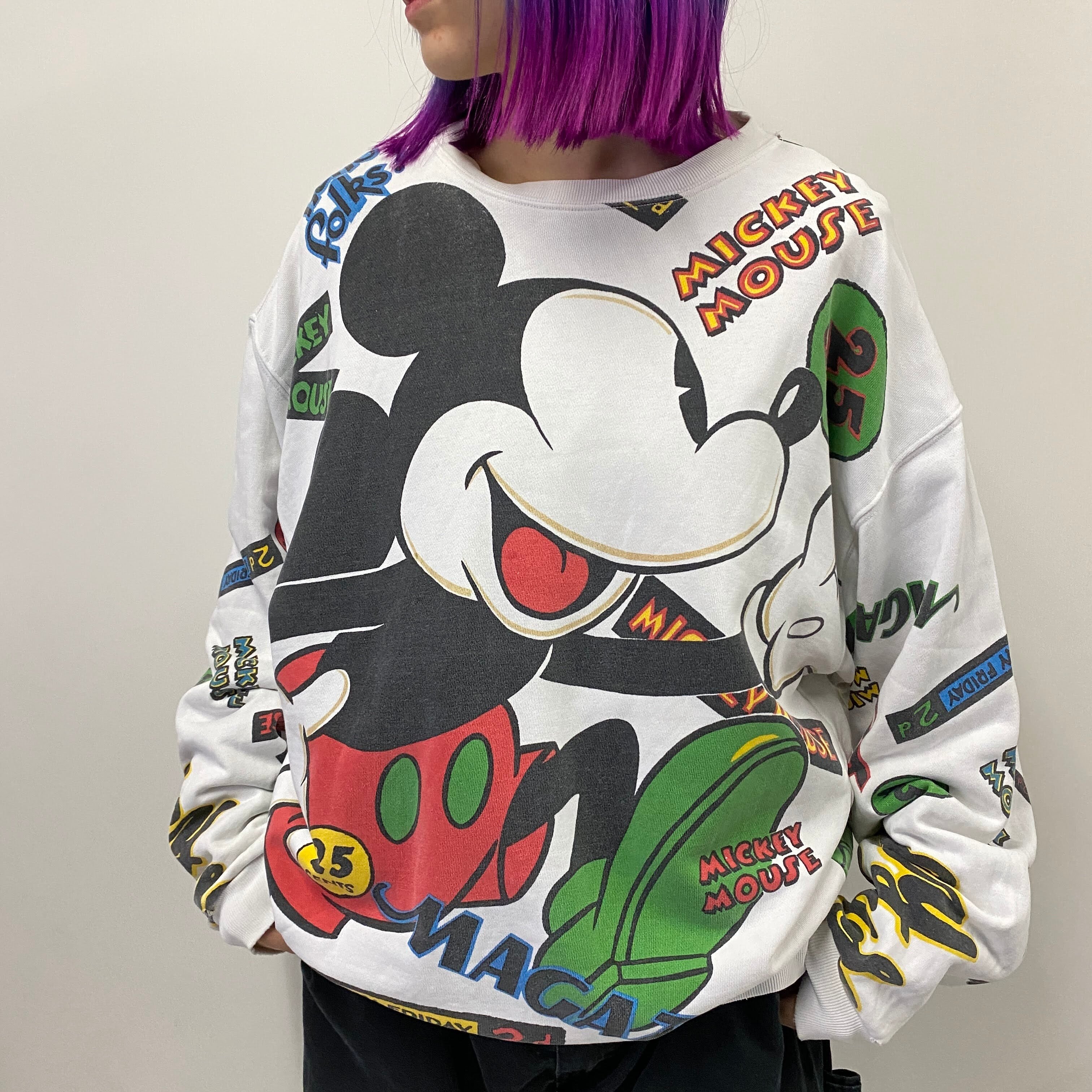 disney ディズニー　90's スウェット　XL