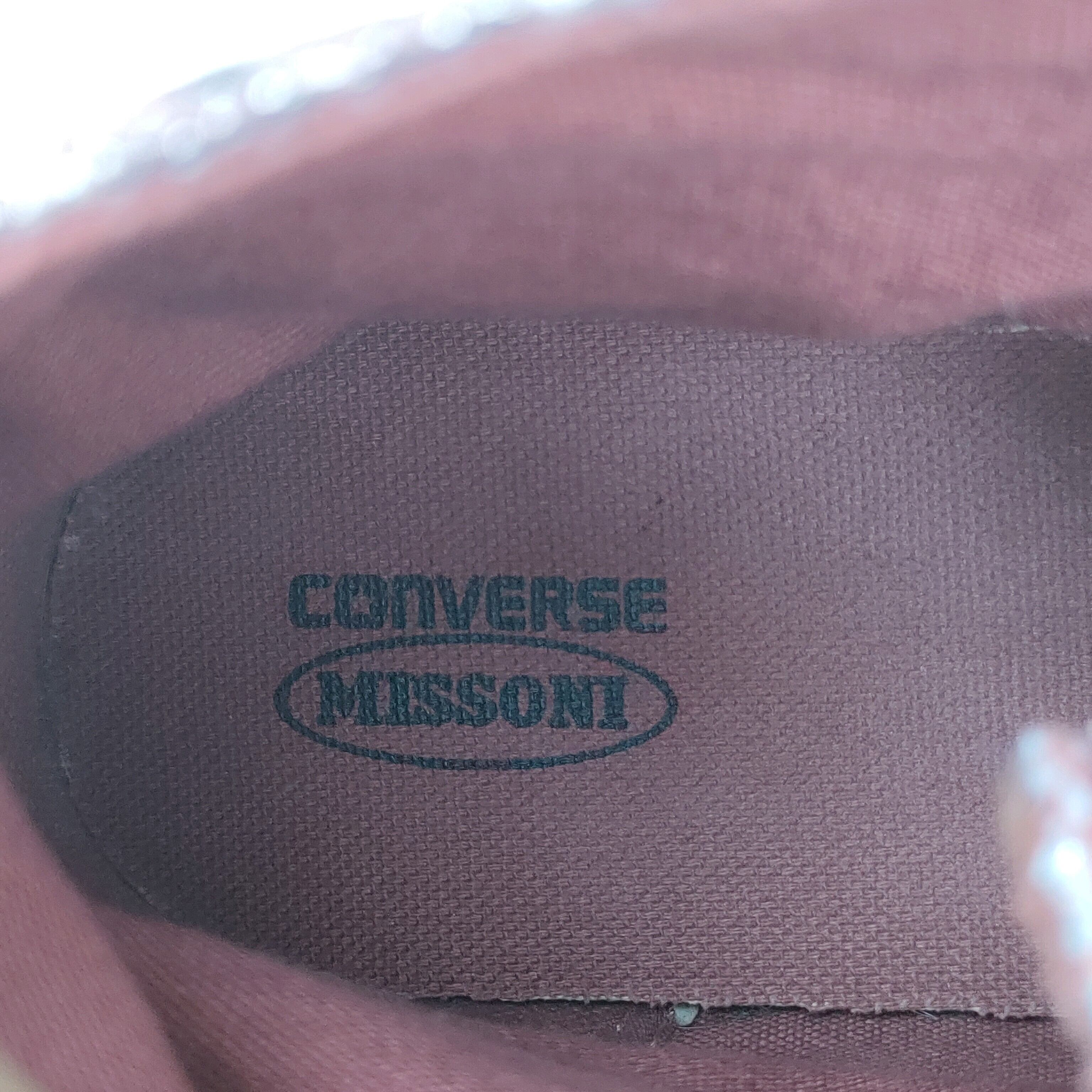 ○【別注/稀少】美品/ミッソーニMISSONI × コンバースCONVERSE ...