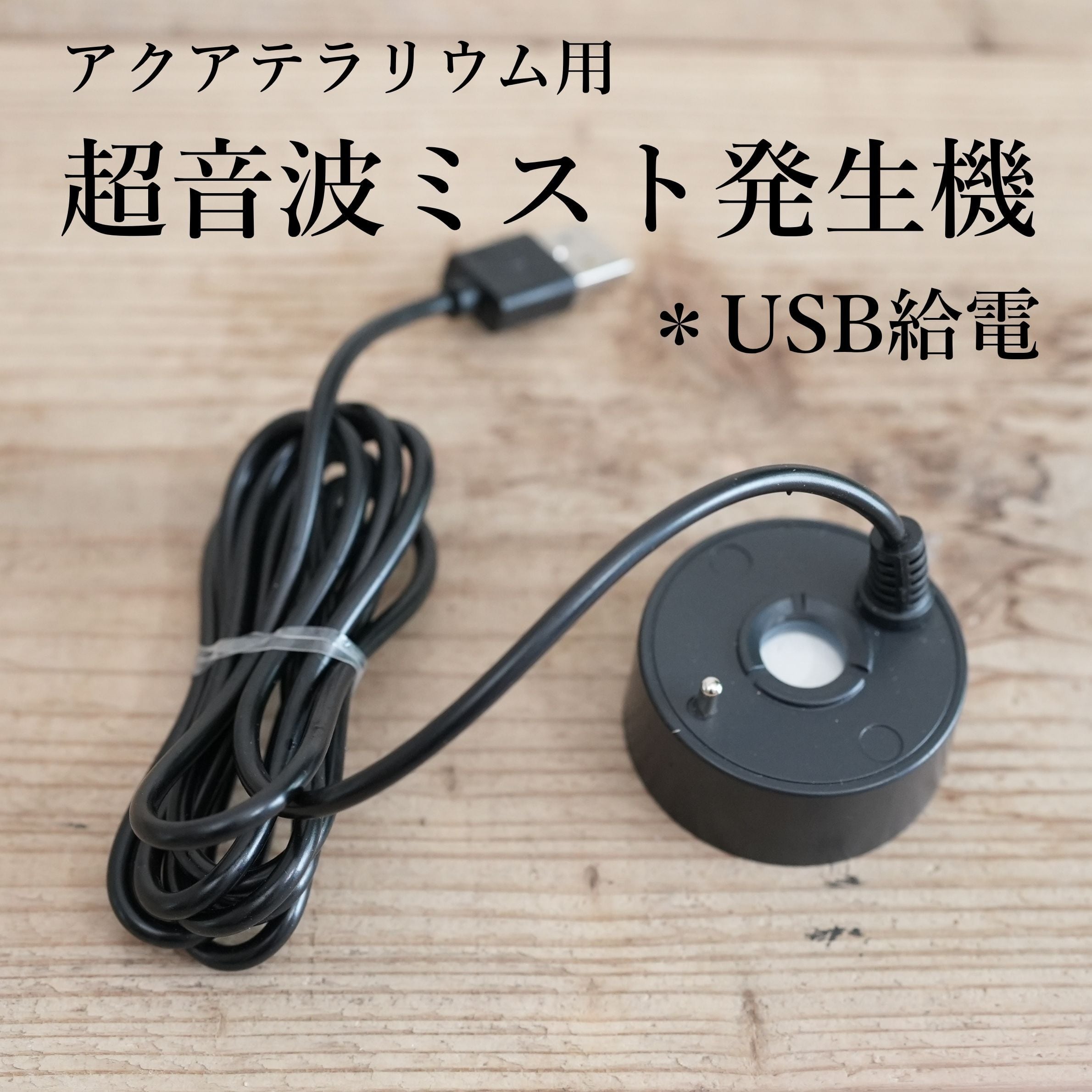 超音波ミスト発生器USB給電type【霧の表現に/アクアテラリウム】