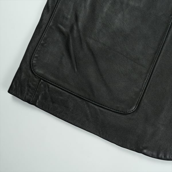 Size【L】 SUPREME シュプリーム 25FW Leather Blazer Black レザー