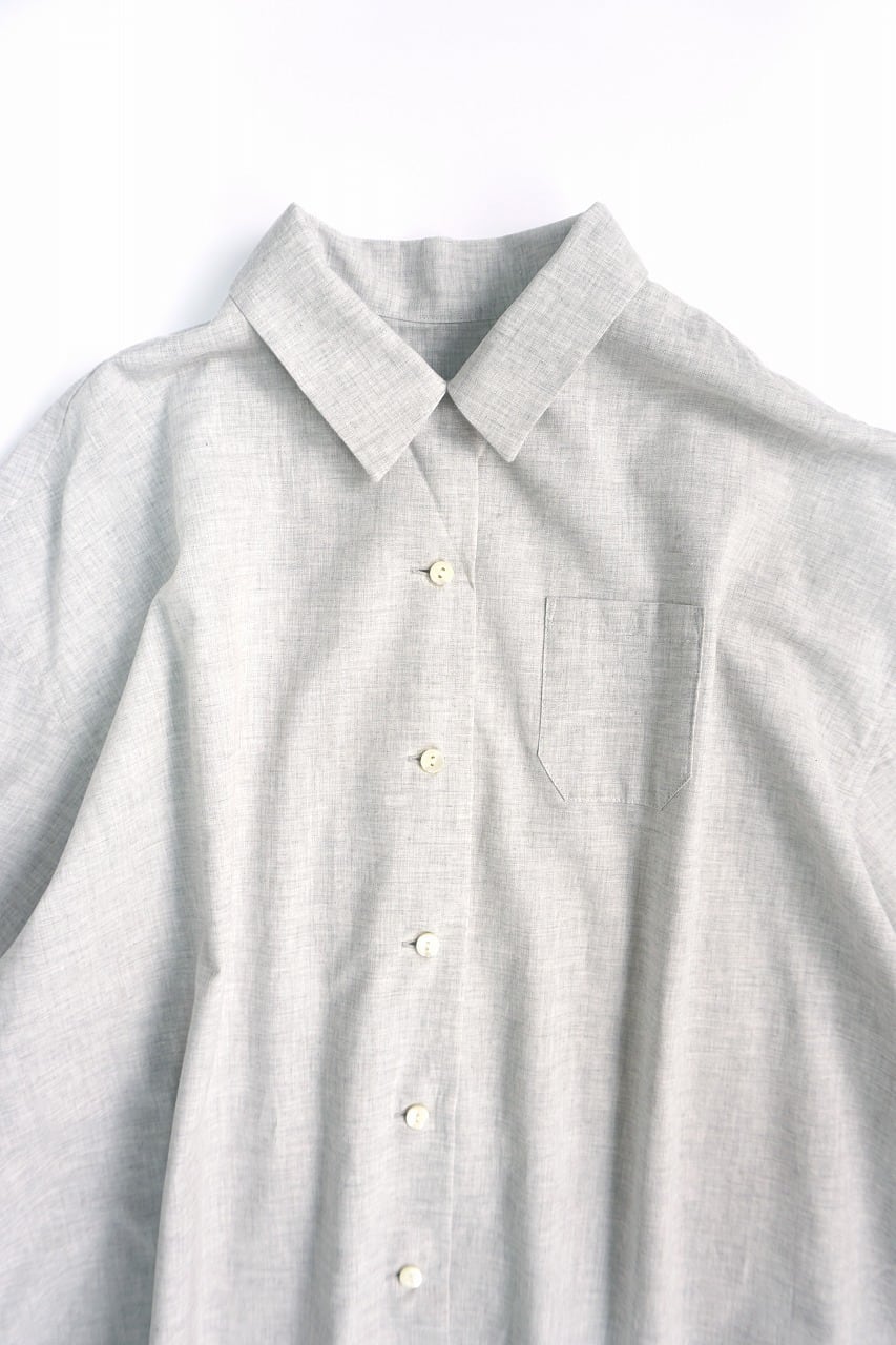 OG Co. Li. Chambray Open Collar Shirt