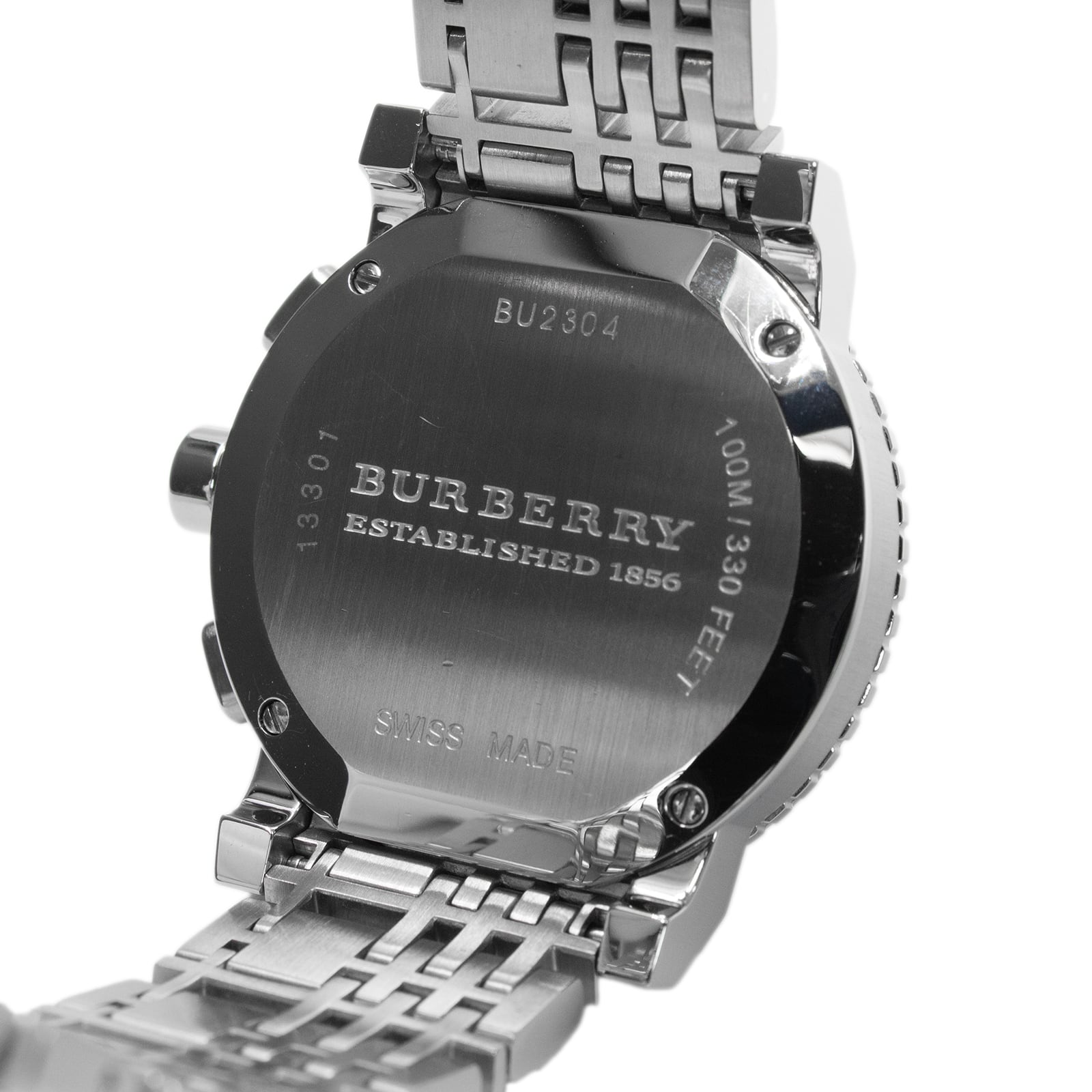 送料無料 バーバリー 腕時計 クォーツ メンズ BU2304 黒 ブラック