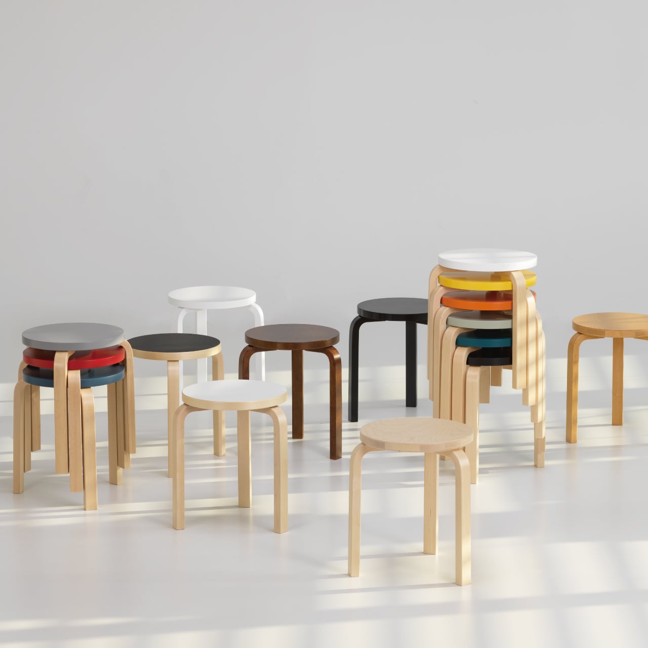 スツール vitra artek stool 60 Alvar Aalto natural Stool 60
