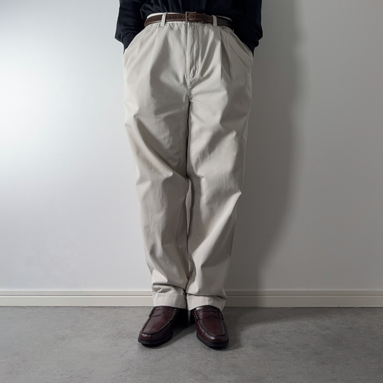 Polo by Ralph Lauren POLO CHINO HAMMOND beige W33L28相当 古着 - 14