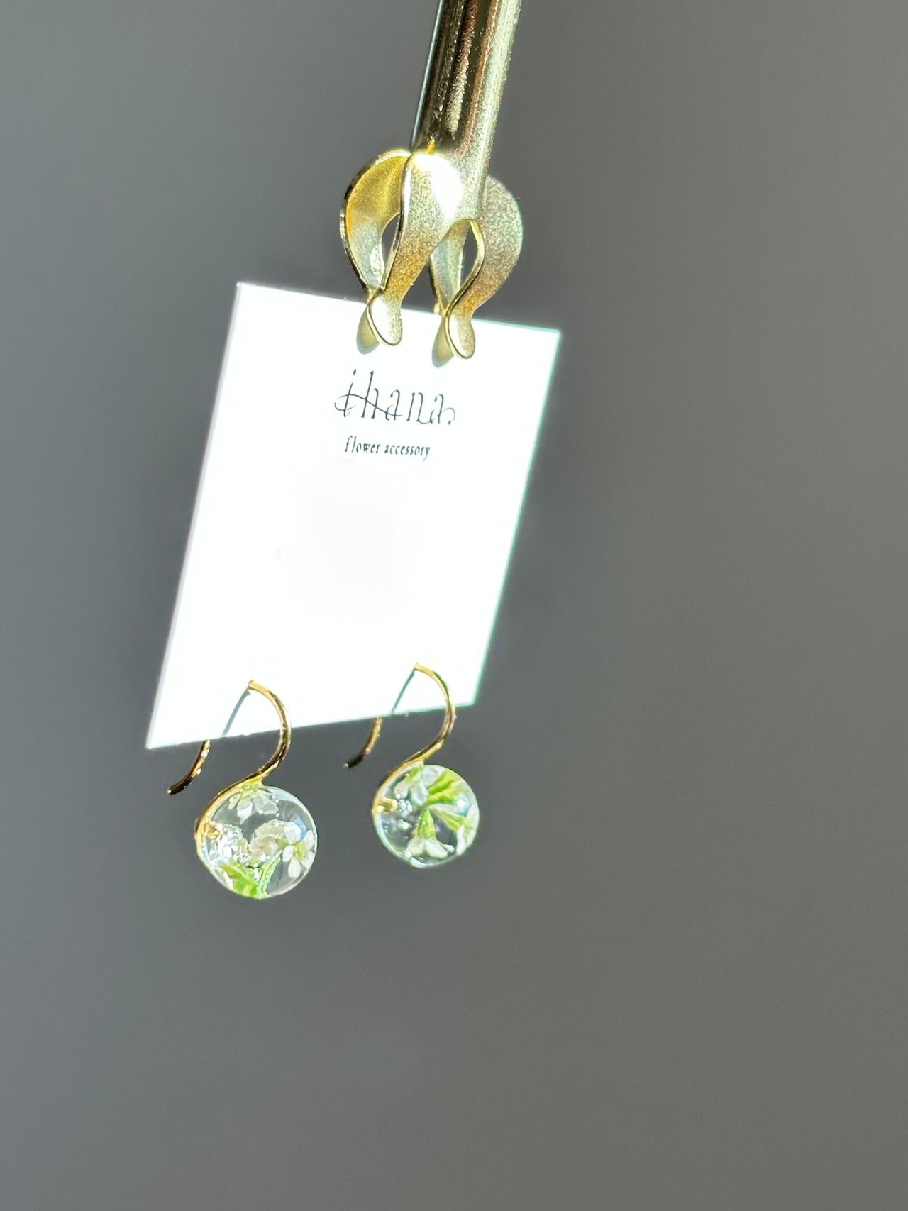 creeping baby's breath hook pierce 【数量限定】