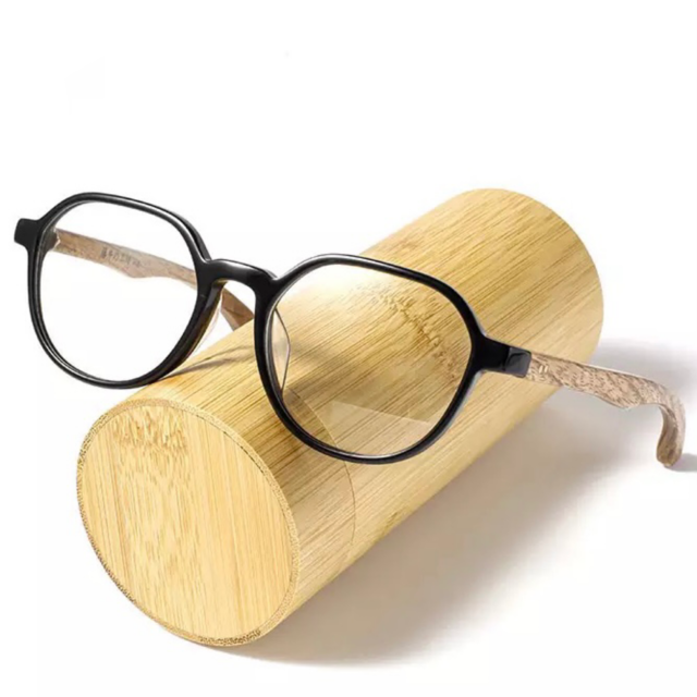 【TR0198】Wooden temple glasses - Wellington