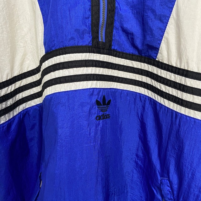80s adidas アノラックパーカー　M 万国旗タグ　トレフォイル
