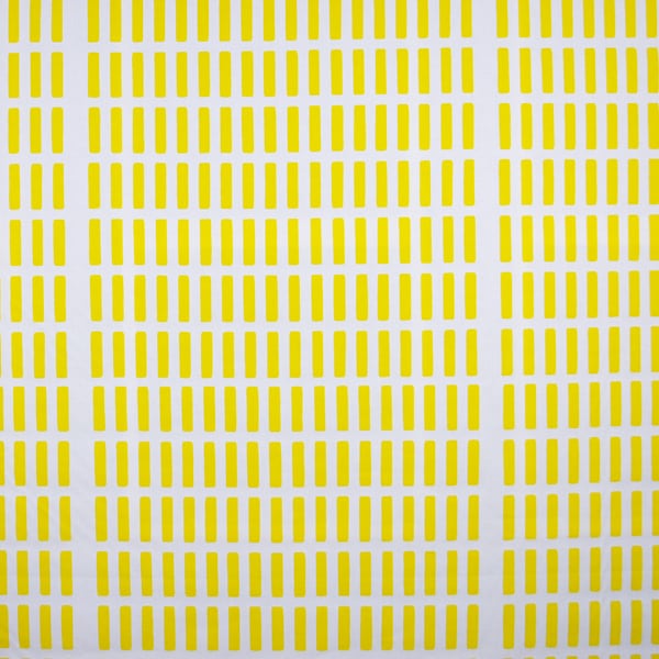 Artek(アルテック) Siena(シエナ) コーテッドコットン生地 50cm ホワイト/イエロー