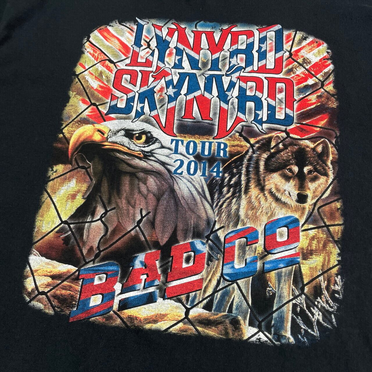 lynyrd skynyrd レーナードスキナード 2014 ツアー バンド Tシャツ 