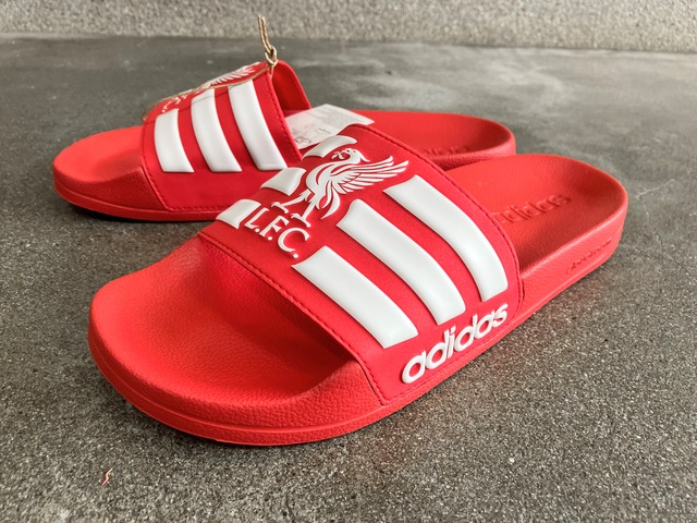 ADIDAS ADILETTE SHOWER LIVERPOOL SLIDES (RED/CLOUD WHITE/RED)