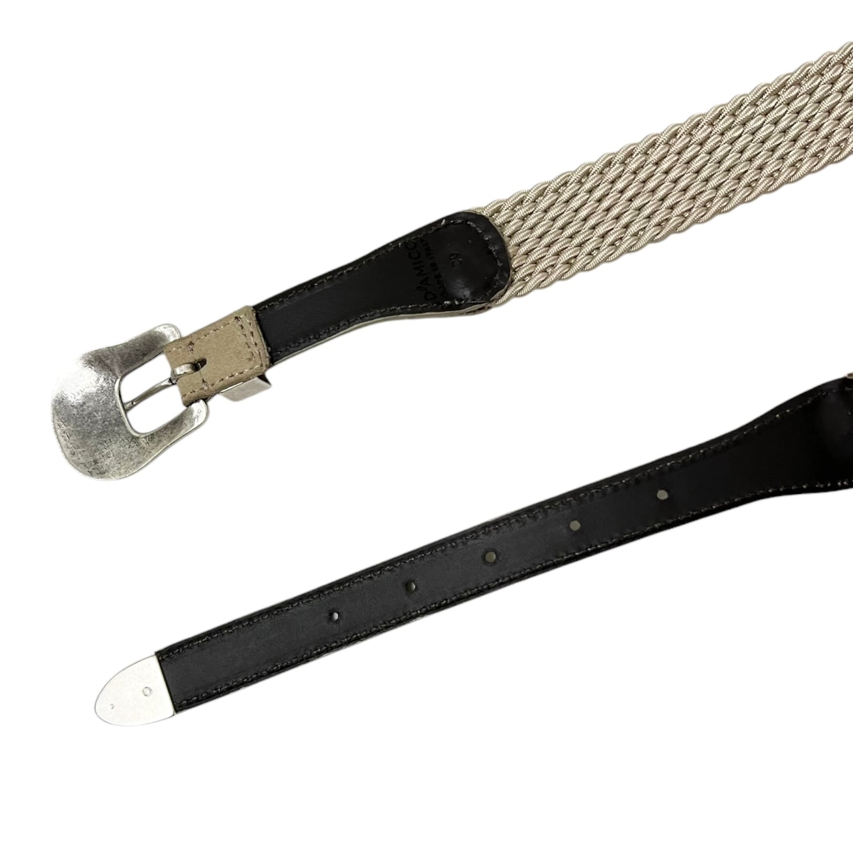 D'AMICO(ダミーコ) プンターレ エラスティックベルト/BEIGE