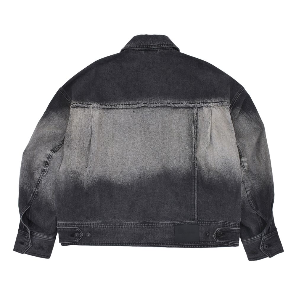 Feng Chen Wang】DENIM DECONSTRUCTED WASHED JACKET | AYIN