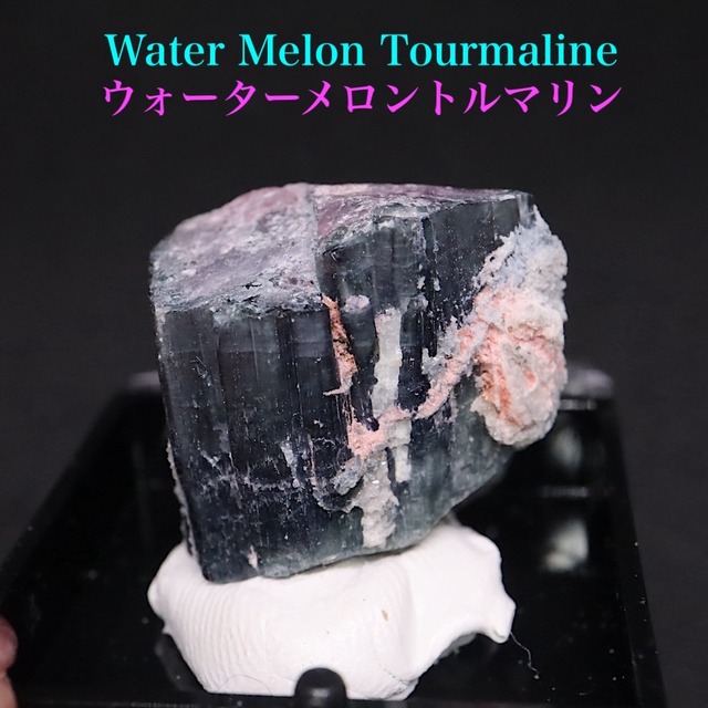 ウォーターメロントルマリン 電気石 15g T760 鉱物　天然石　原石　パワーストーン