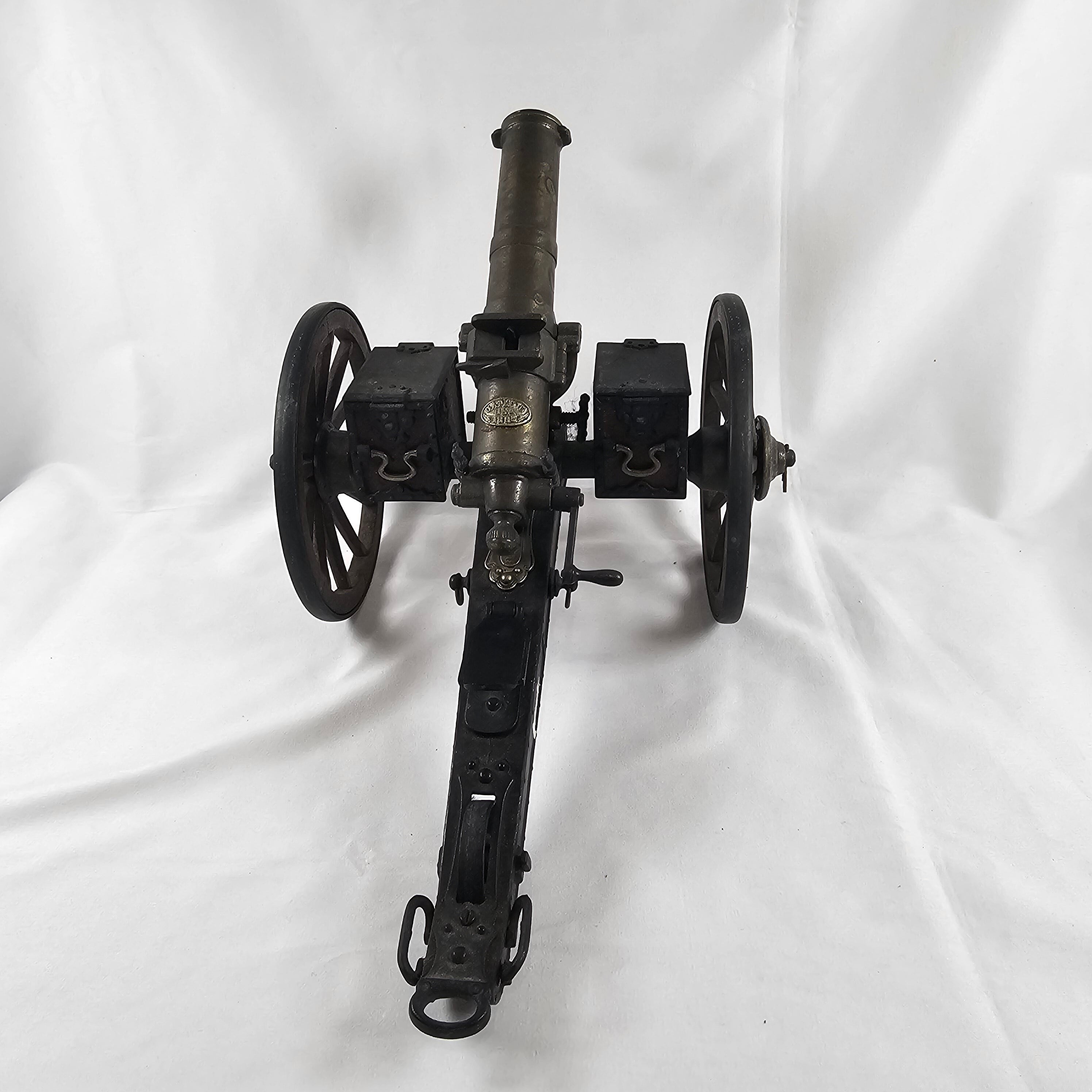 希少】ガトリング砲 ミニチュア モデル 1883 ギミック可動 ハート 