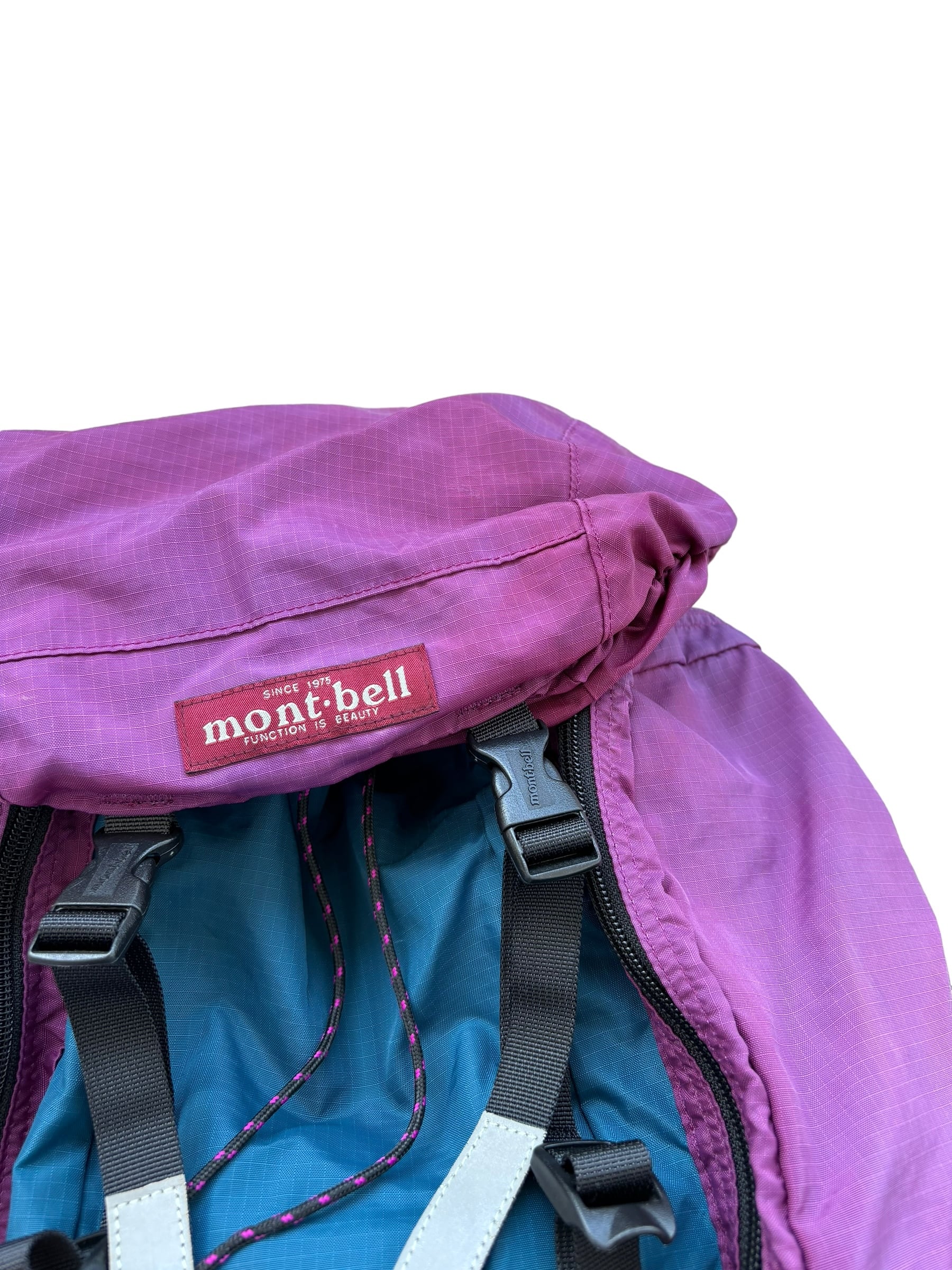 90s モンベル packable nylon backpack パープル - メルカリ
