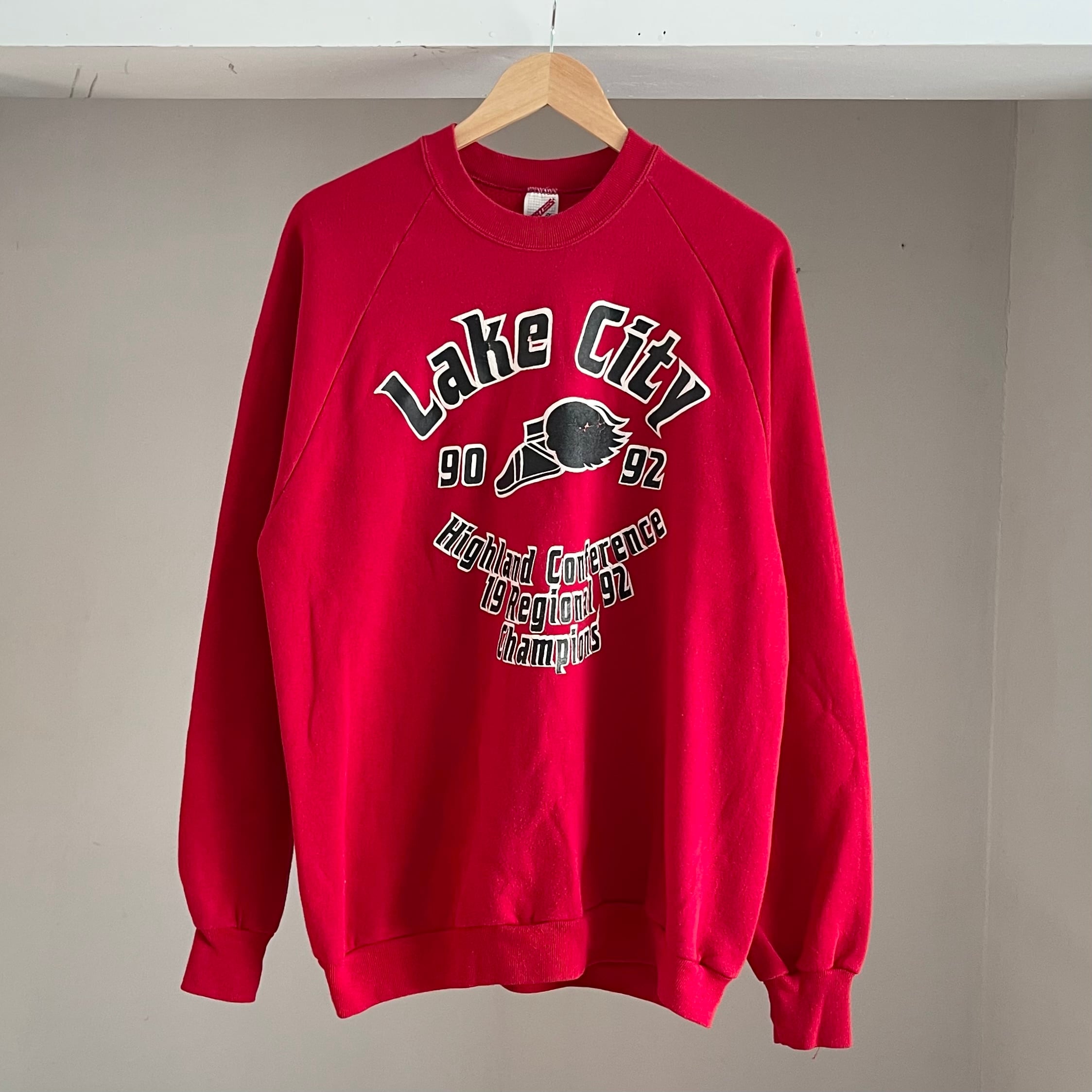 【Sz:XXXL】90s JERZEES 「Lake City」 カレッジスウェット MADE IN USA