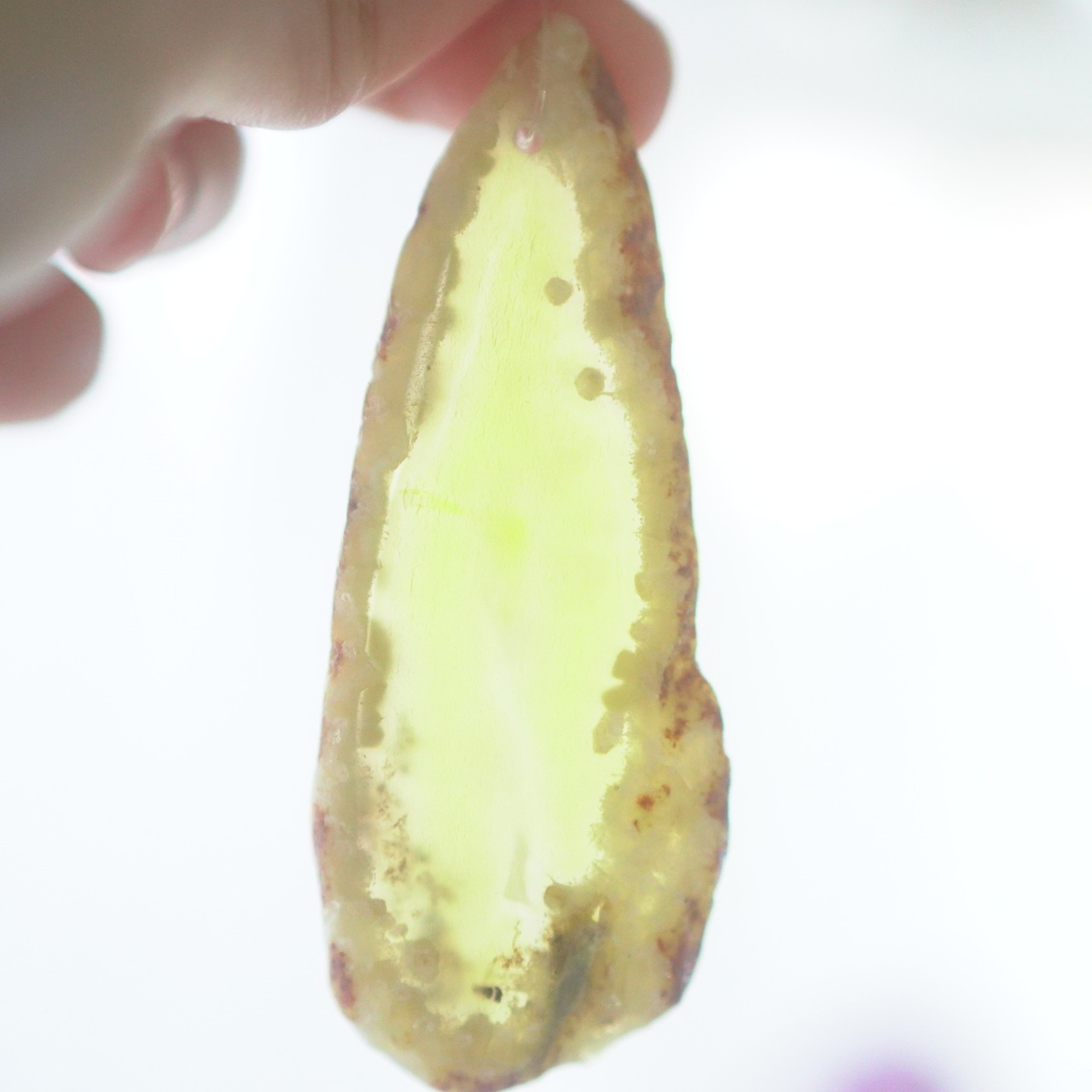 Rainbow Drops 18 - アゲートヒーリングチャイム / Agate Sun Catcher Wind Chime 930