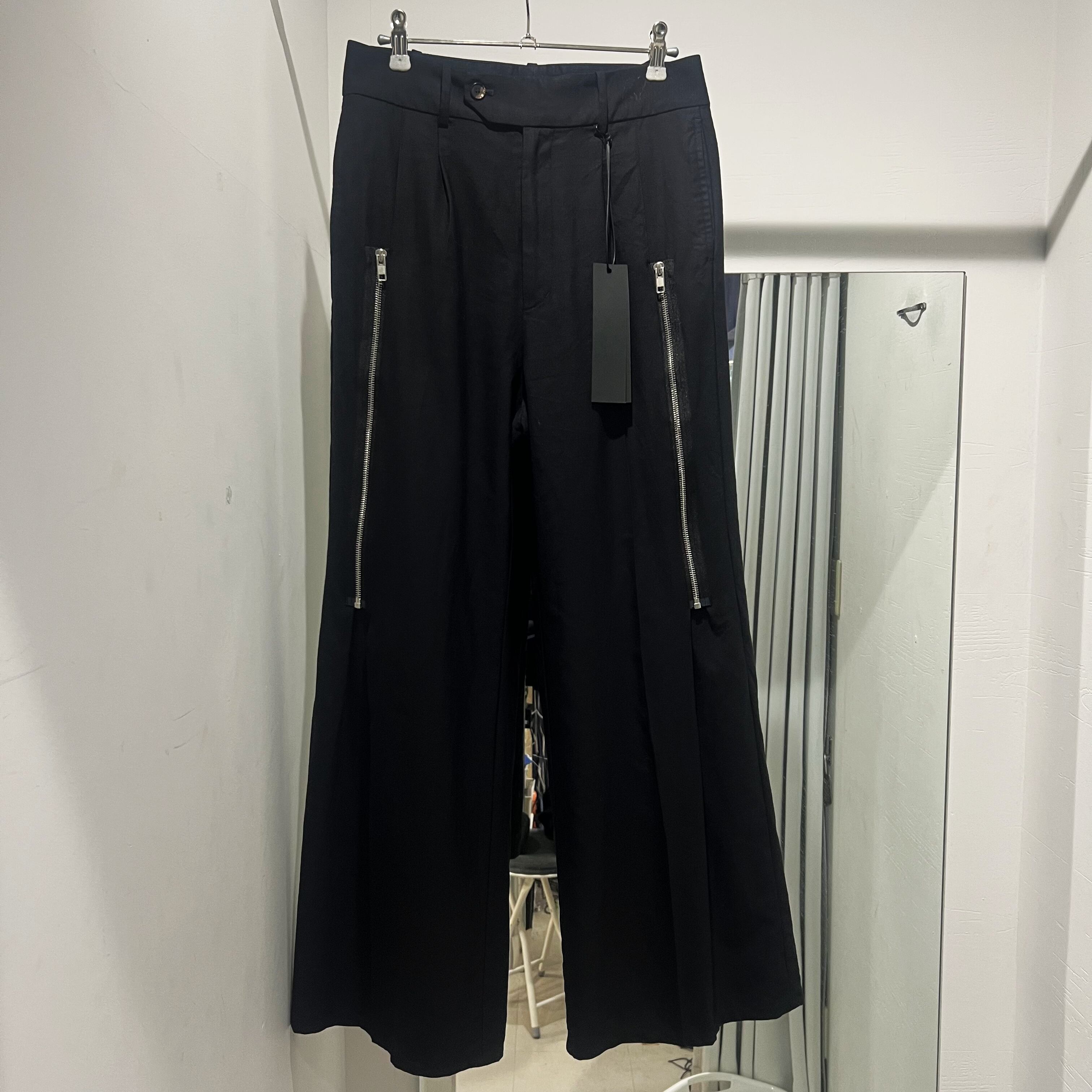Hibiki Nakaminami ヒビキナカミナミ SCHEDAR ZIP WIDE TROUSERS  