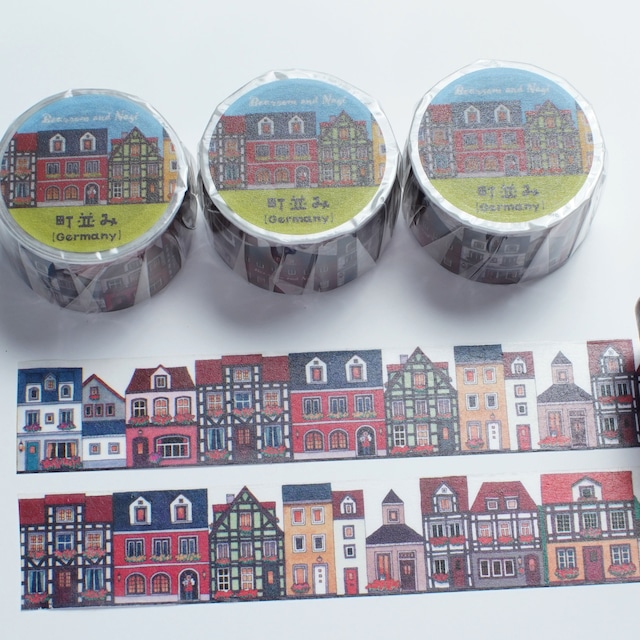 町並み・マスキングテープ