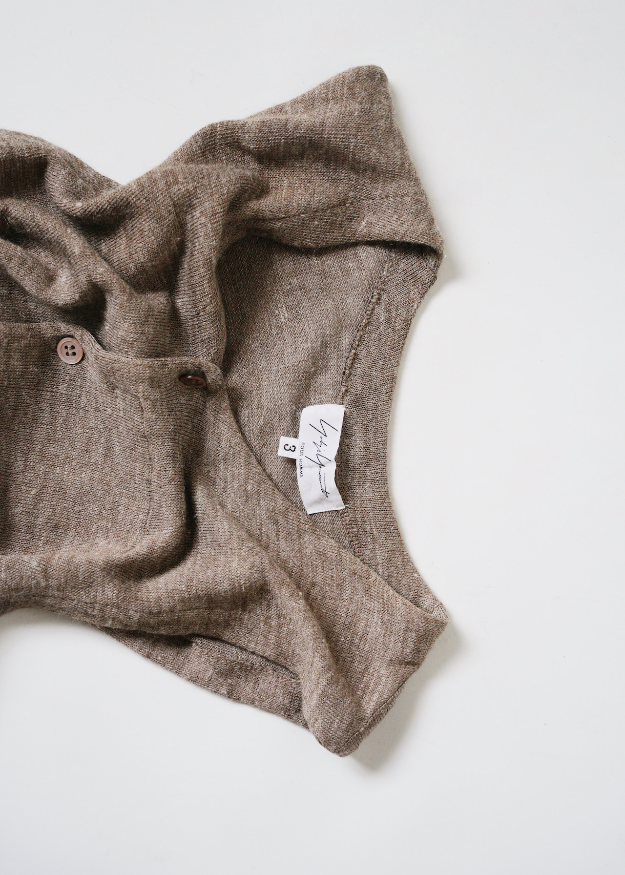 Yohji Yamamoto POUR HOMME 92SS linen vest