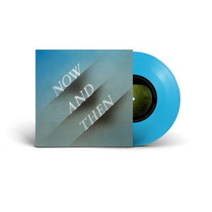 【完全生産限定盤】ザ・ビートルズ「ナウ・アンド・ゼン」アナログ盤（7インチ）ブルー（直輸入盤仕様）