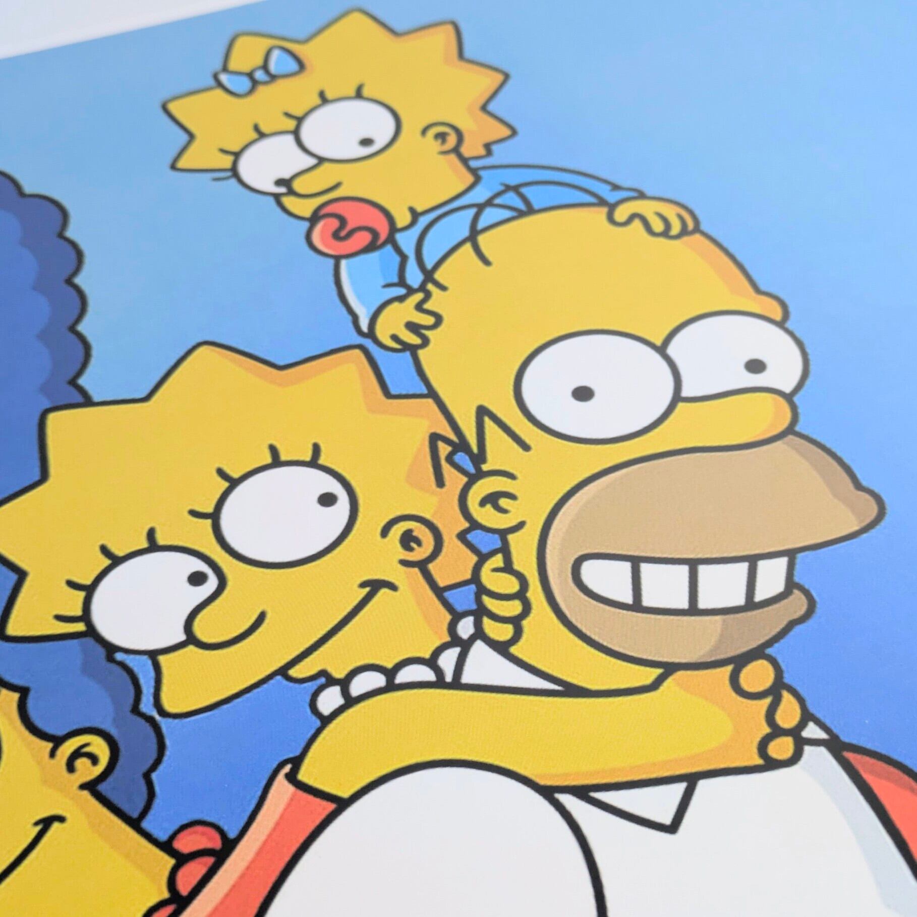 ♫ ちょうどいいB4ポスター ♫【 The Simpsons ( シンプソンズ )   】『 シンプソンファミリー 』〚アメリカン雑貨 アメトイ〛