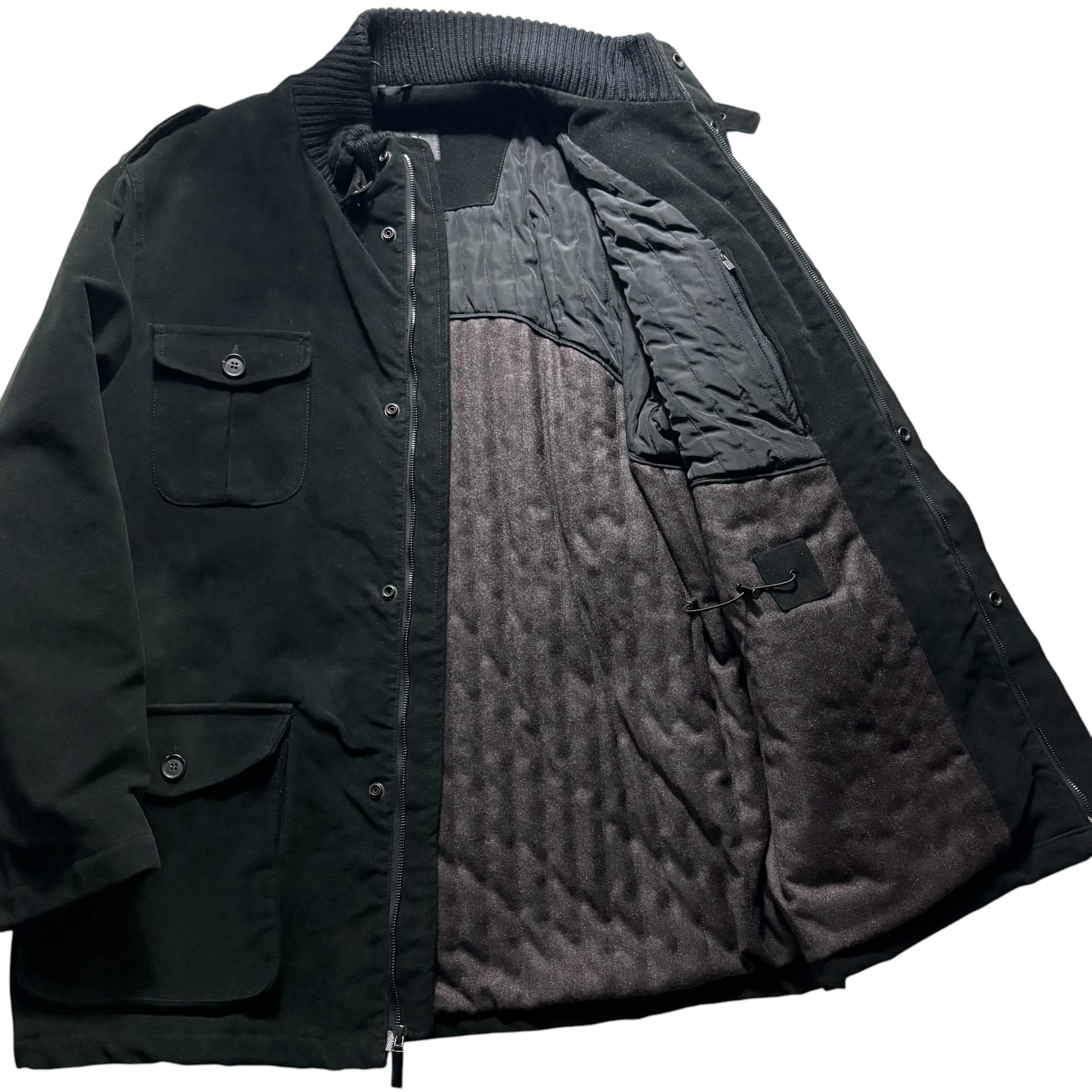 HILTON VESTIMENTA black velour coverall jacket | NOIR ONLINE HILTON VESTIMENTA black velour coverall jacket | NOIR ONLINE
