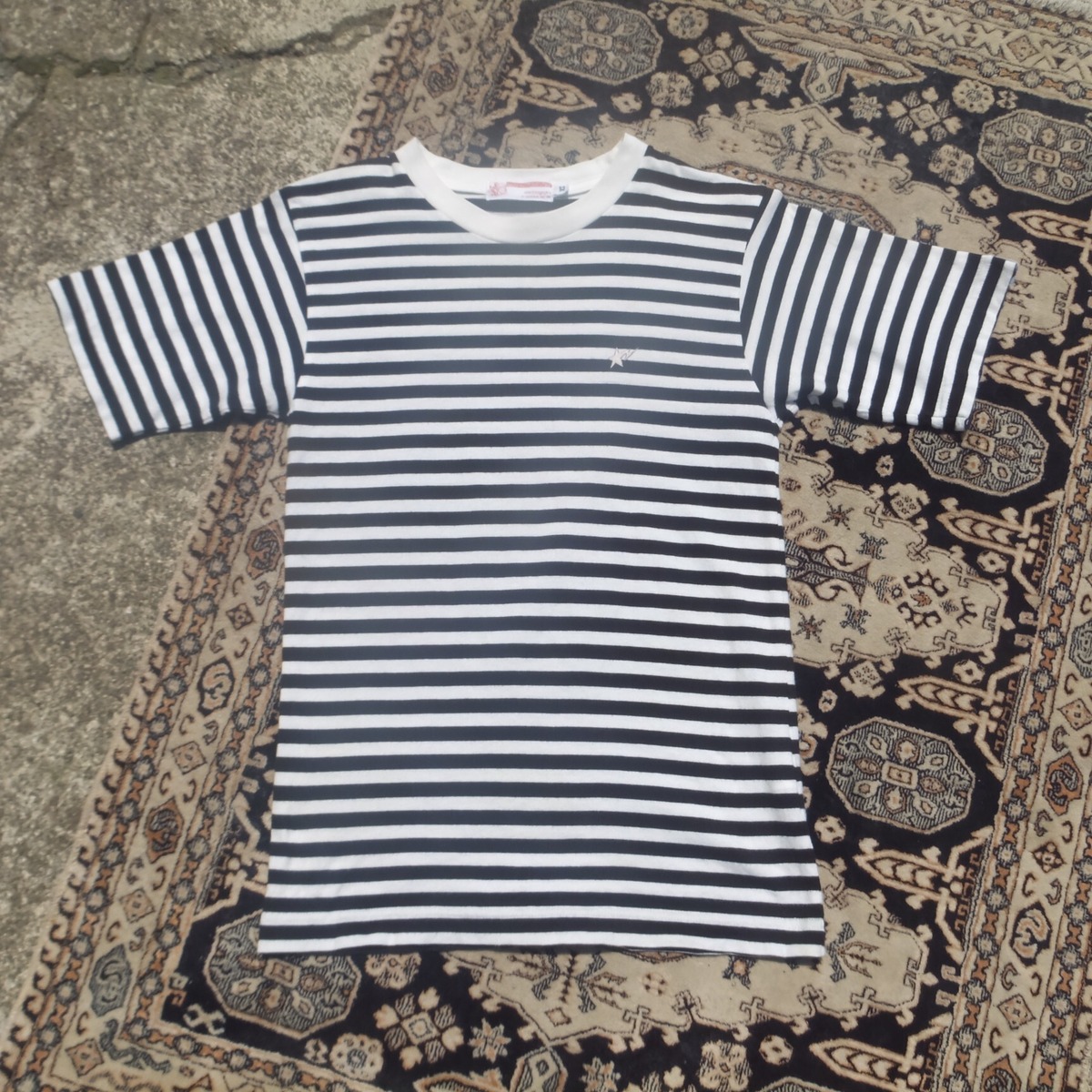 00s y2k archive a bathing ape bapesta border tee | adamsmith