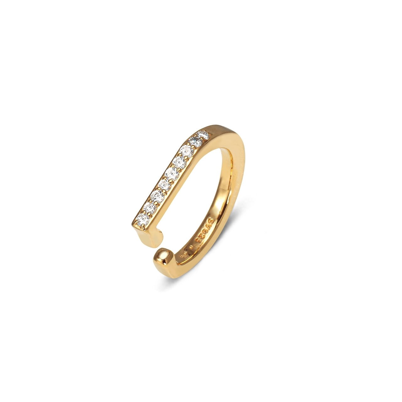 Galanava イヤーカフリング 9 stone ダイヤモンド